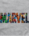 Marškinėliai Marvel logo herojai Marškinėliai Marvel logo herojai